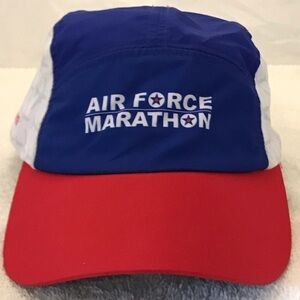 boco GEAR for Air Force Marathon Adjustable Red White Blue Running Cap